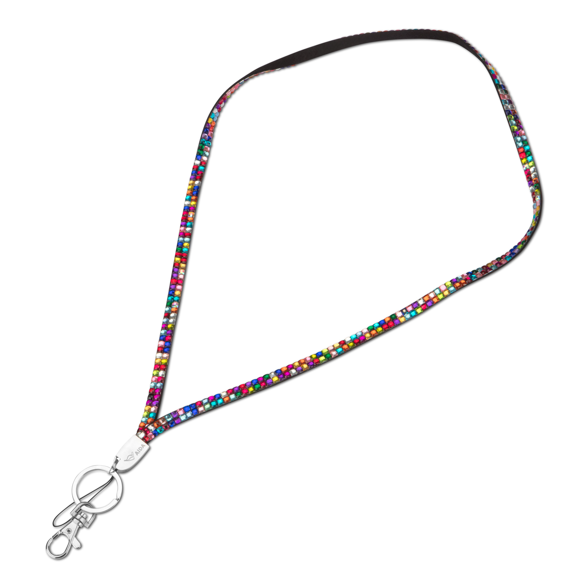 Lanyard Glitzer Regenbogen